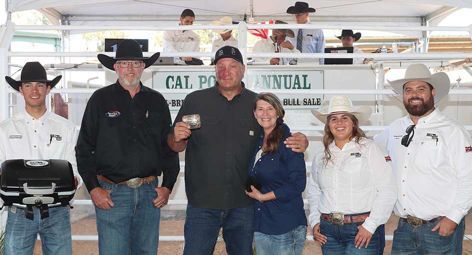 2025 Cal Poly Bull Test Top Consignor Award